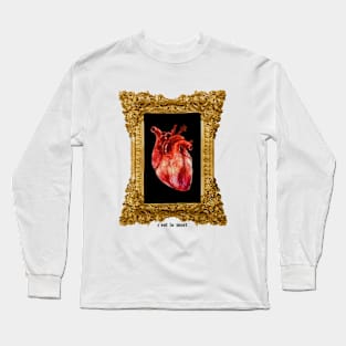 C'est La Mort Framed Heart Long Sleeve T-Shirt